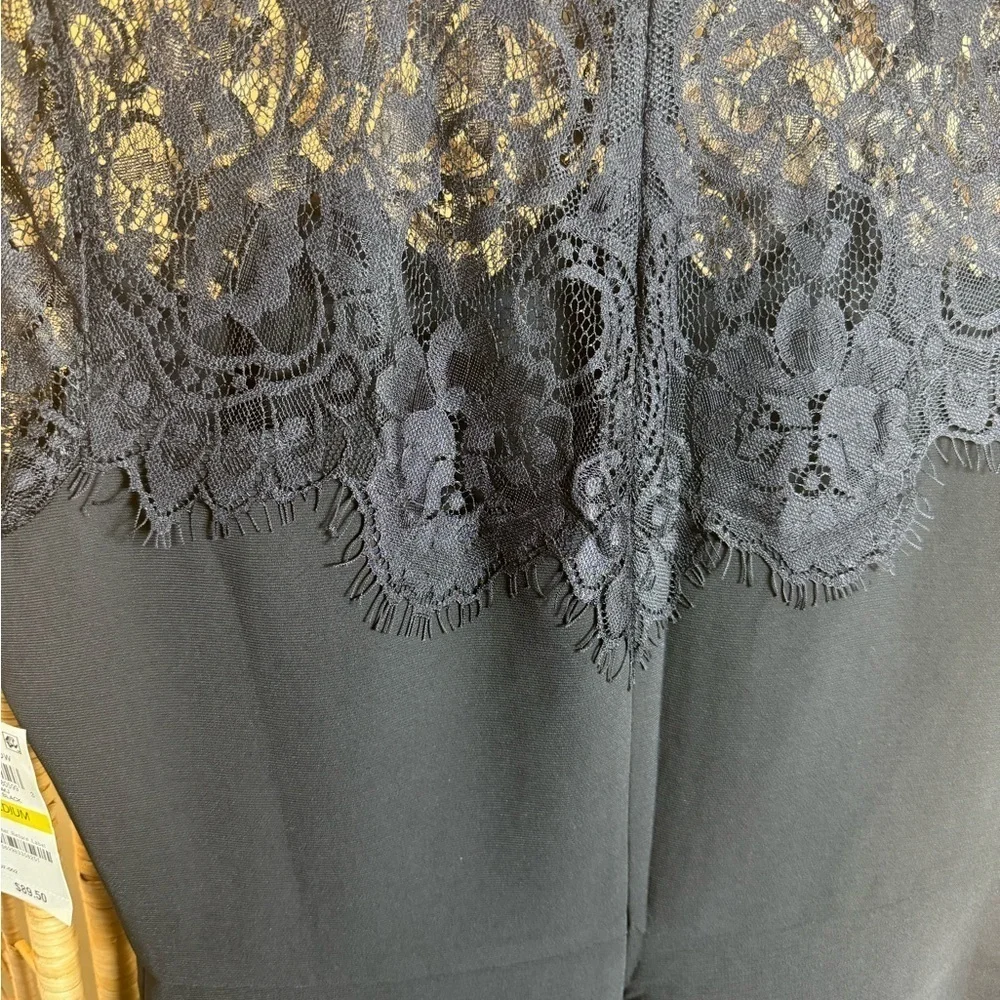 Black Lace Dress A-Line Maison Jules